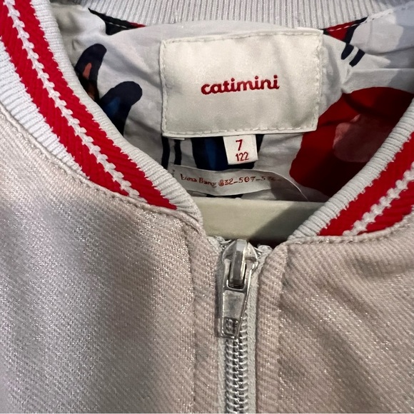 Catimini girls “chic” reversible jacket size 7Y - Picture 4 of 11